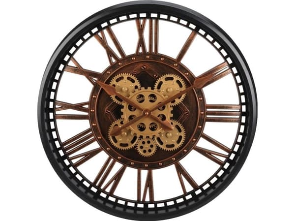 Redcliffs seinäkello pyörivä mekanismi 50cm BRONZE