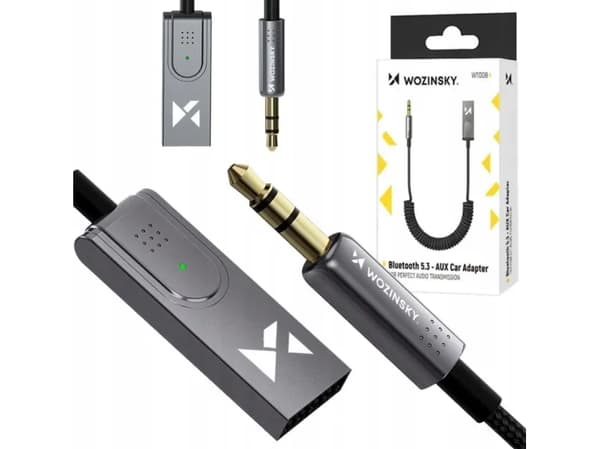 Bluetooth-adapter Wozinsky WTODB Bluetooth 5.3 / AUX-lydmottaker