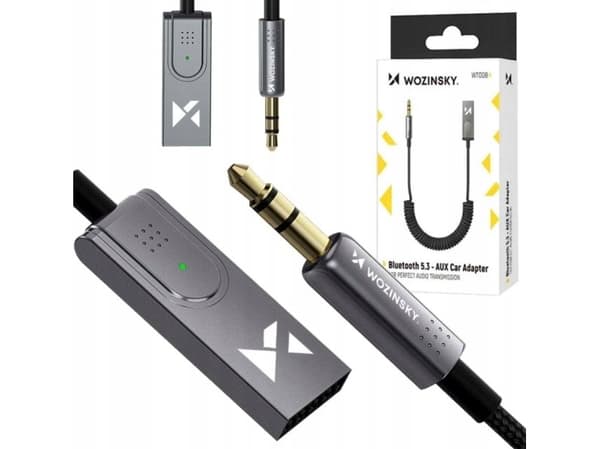 Wozinsky WTODB Bluetooth 5.3 garso adapteris / AUX garso imtuvas garso imtuvas