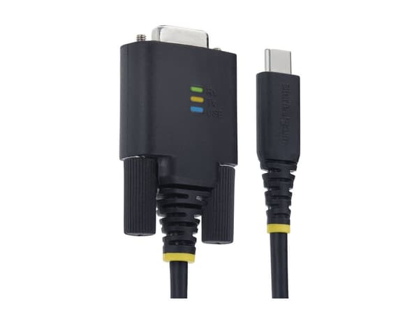 StarTech.com 1P6FFCN-USB-C-SERIAL, musta, 2 m, USB Type-C, RS-232, urosliitin, urosliitin