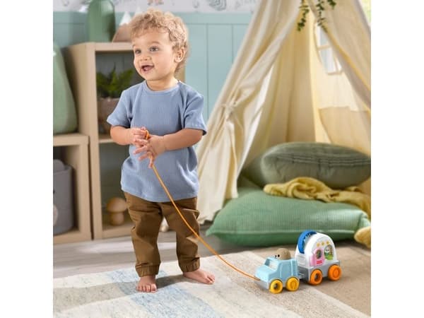 Fisher-Price Outdoor Explorers træk-kamper camper