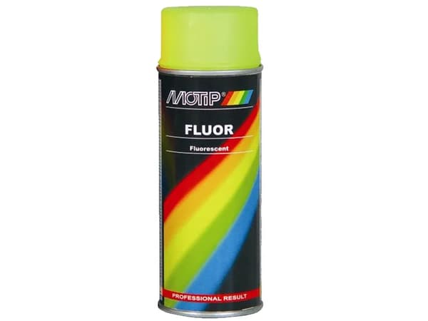 Motip Flouriserende spray 400ml gul