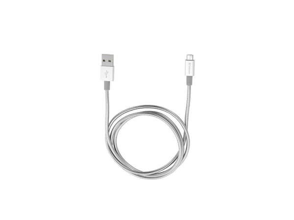 Verbatim Sync and Charge - USB-kabel - USB (hann) til Micro-USB type B (hann) - 1 m - sølv