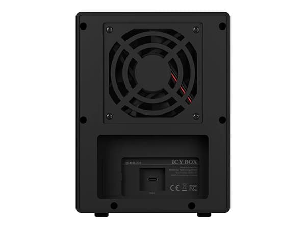 ICY BOX IB-3740-C31 - Hårddiskarray - 4 fack (SATA-600) - USB 3.1 Gen 2 (extern)