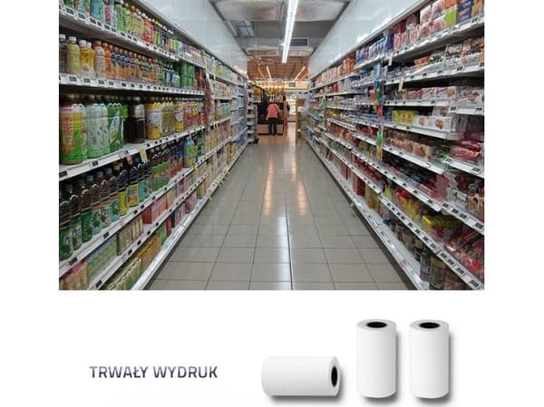 Qoltec - Hvit - Roll (5.7 cm x 7 m) 10 rull(er) termomottakspapir