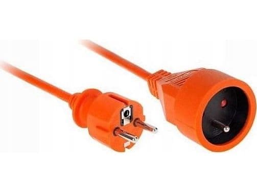 VERTEX PZO20M indragbart förlängningskabel 20 m 3x2,5 mm orange