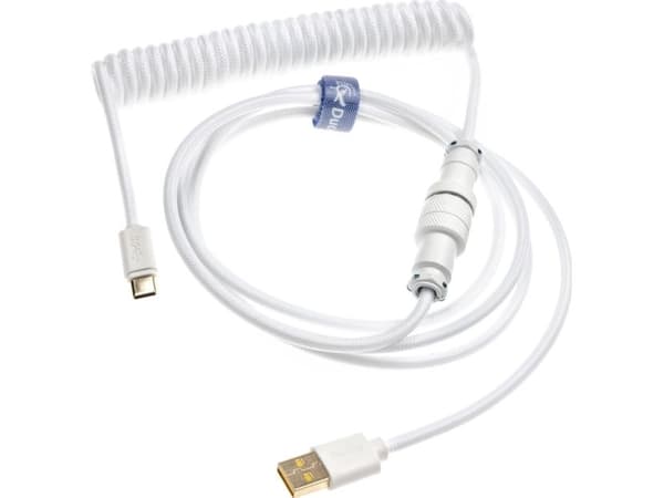 Ducky Ducky spiralkabel - White Edition