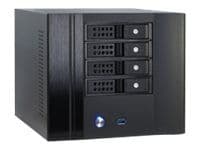 Inter-Tech IPC SC-4004 - USFF - mini ITX - ingen strömförsörjning (FlexATX) - USB