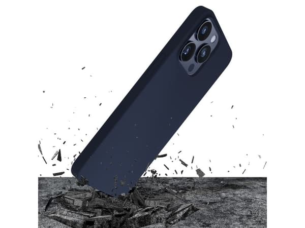 3mk Silikondeksel for iPhone 15 Pro Max - navy blue