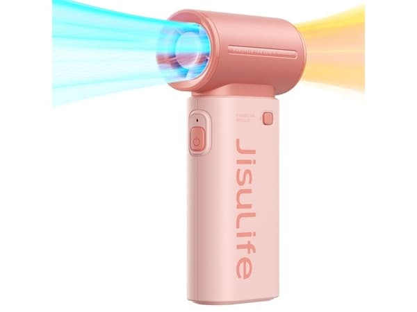 JisuLife handhållen fläkt 9 Pink