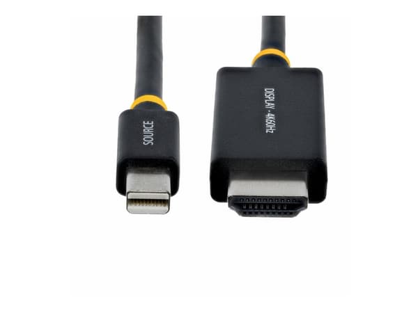 Startech - Adapterkabel - Mini DisplayPort han til HDMI han - 2 m - sort - aktiv, 4K60 Hz support