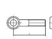TOOLCRAFT 107332 Øyebolt M16 100 mm DIN 444 Stål galvanisert 10 stk