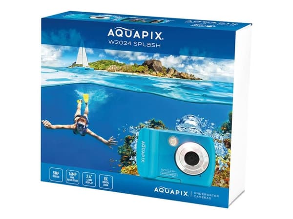 EasyPix Aquapix W2024 blått digitalkamera