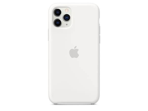 Apple - Skydd för mobiltelefon - silikon - vit - för iPhone 11 Pro