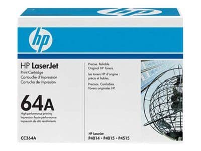 Lasertoner hp 64a cc364a, 10 000 sidor, svart