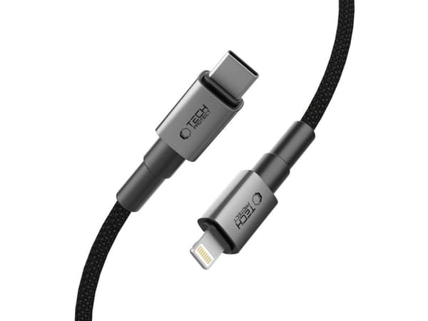 USB-kabel Tech-Protect USB-C - Lightning 1 m grå