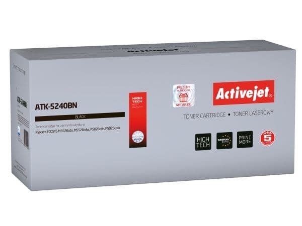 Activejet ATK-5240BN, 4000 sider, Sort, 1 stykker