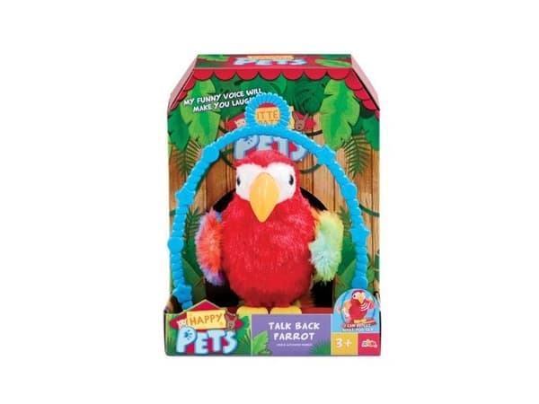 Talk Back Parrot (elektronisk plysch)