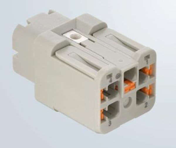 Harting push-in innsats i polykarbonat 09200045101 (09200045101)