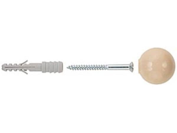 Fischer 60539, Sort, Gulvmontert, 10 stykker