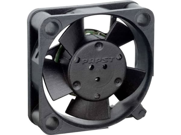 ebm-papst 252N, Vifte, 9000 RPM, 3,2 m³/t, Sort