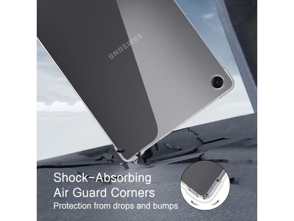 4kom.pl TECH-PROTECT FLEXAIR fodral till Galaxy Tab A9 / A11 (8.7) CLEAR