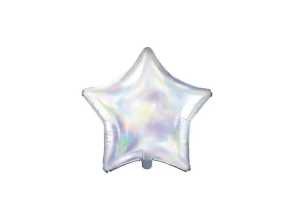 Folieballon Stjerne, perlemor