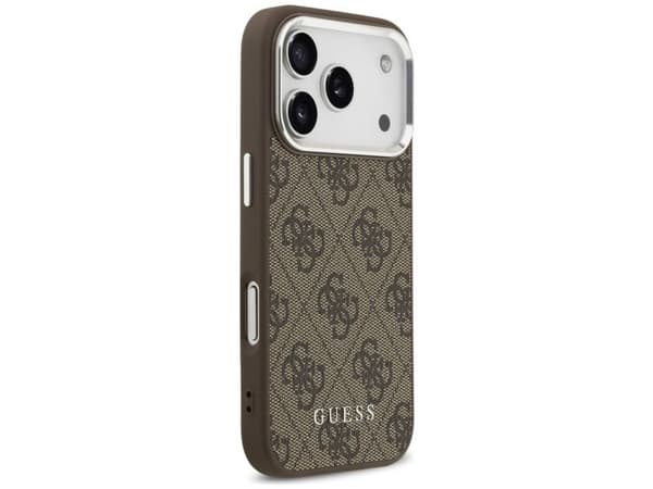 Guess 4G Classic Logo MagSafe case for iPhone 17 Pro - brown