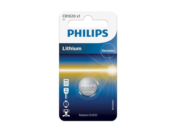 Philips CR1620 Knapcelle batteri 3V