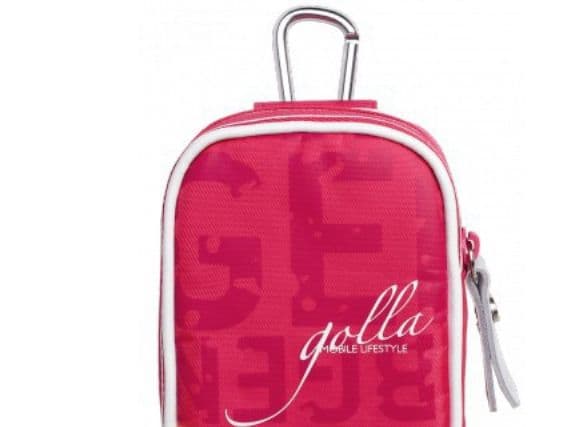 Golla CLARA G1252 - Eske for kamera - polyester, bomull - rosa, lysegrå