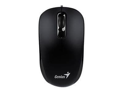 Genius Computer Technology DX-110, Molempikätinen, Optinen, USB A-tyyppi, 1000 DPI, Musta