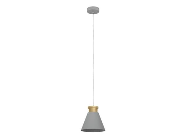 EGLO TWICKEN pendellampe E27 grå/gull