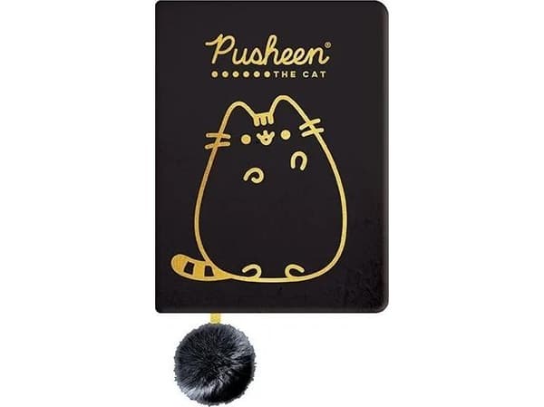 Herlitz NOTES PLUS A5/96K LIN PUSHEEN svart FO WB |