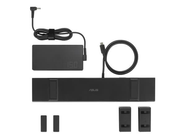 ASUS DC310 - Dokkestasjon + notebookstativ - USB-C - HDMI - 1GbE - 150 watt