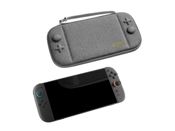 Tech-Protect slankt etui til Nintendo Switch 2 - grå
