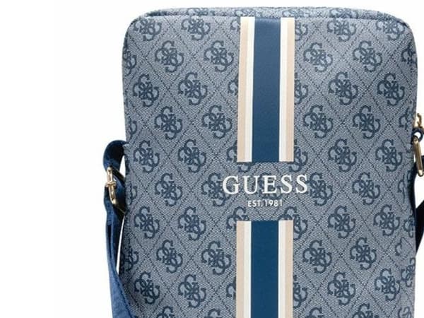 Guess surfplattafodral 4G Stripes Tablet Bag - 10" (blå)