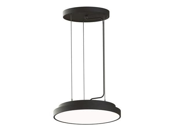 KAMINO BASIC pendelsats, centralt upphäng 2 m, svart 5-polig kabel