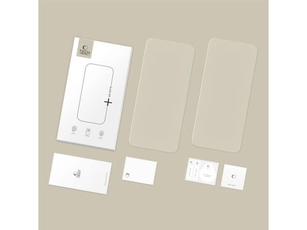 Tech-Protect Glass Fit+ 2-pack härdat glas för iPhone 16 Pro Max / 17 Pro Max – transparent