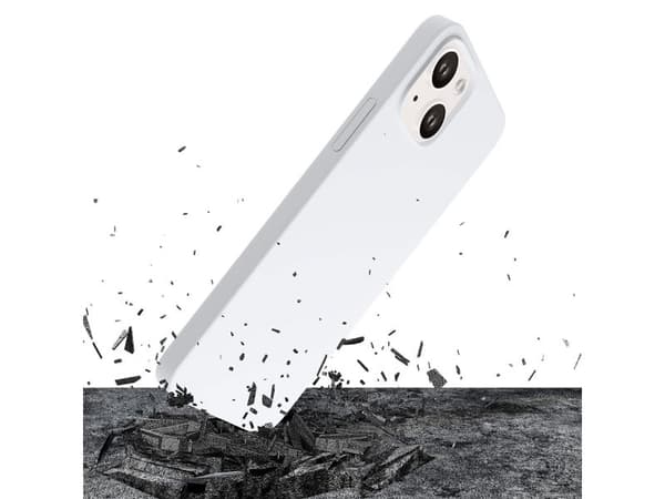3mk Hardy Silicone MagCase til iPhone 14 Plus - hvit