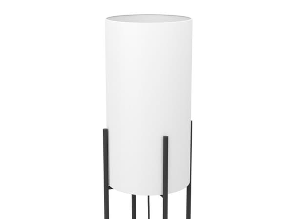 EGLO GLASTONBURY gulvlampe E27 sort/hvit