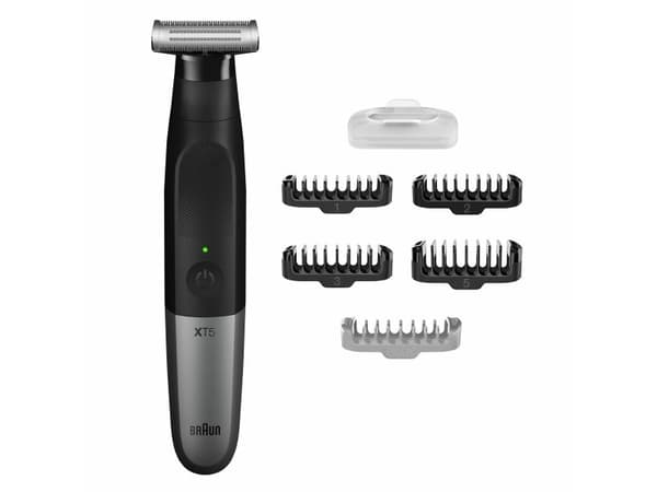 Braun XT5100, Wet & Dry, Batteri, Sort