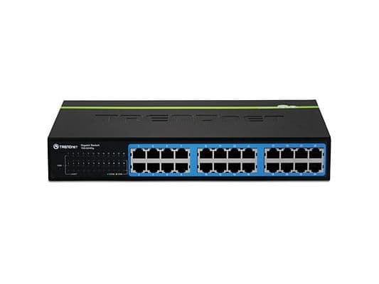 Trendnet TEG-S24DG, Hallitsematon, Täysin kaksipuolinen, Telineasennus