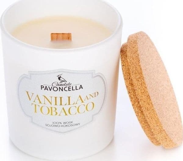 Vanilla & Tabacco sojavokslys hvit 135 g