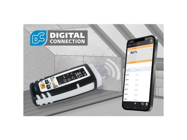Laserliner DampMaster Allround Set, Træ, Digital, Sort, Hvid, 3 - 103,6%, 1%, 2 - 171,2