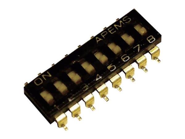 APEM IKH0403000 IKH0403000 DIP-bryter 4-pol SMD 1 stk