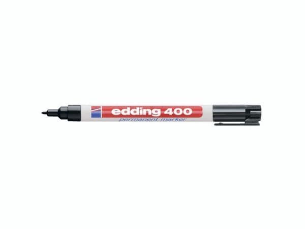 edding 400 - Markør - permanent - svart - 1 mm