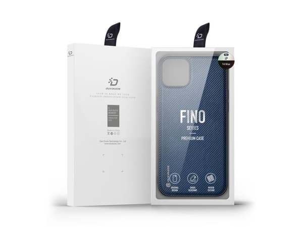 Dux Ducis Fino mobilskal iPhone 14 Plus - blå nylon