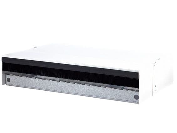 BTR Surface mount box for 19 "patch panels - Ytmonteringsbox för nätverk - kritvit, RAL 9010