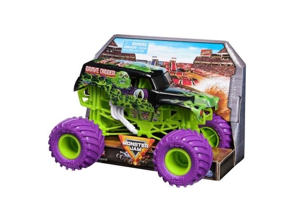 Monster Jam 1:24 stöpta figurer - Grävmaskin