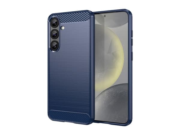 Carbon-deksel til Samsung Galaxy S25+ - blå